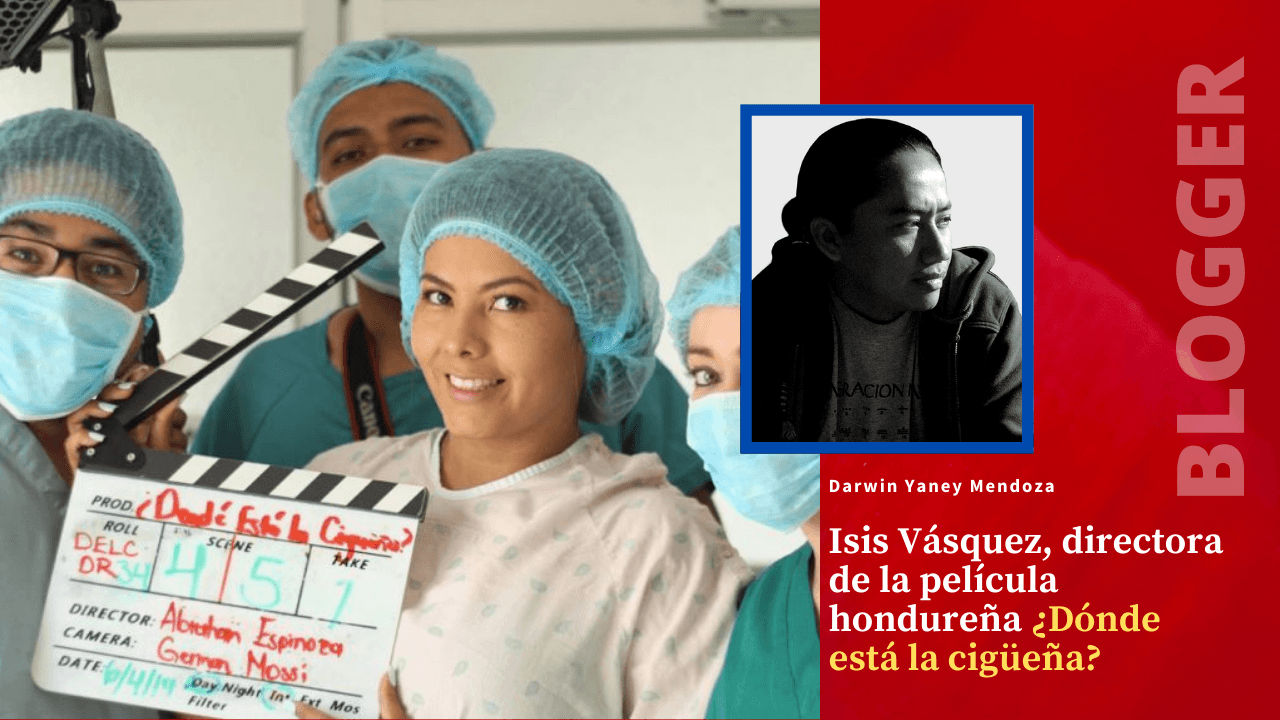 Imagen de Isis Vásquez, directora de la película hondureña ¿Dónde está la cigüeña?
