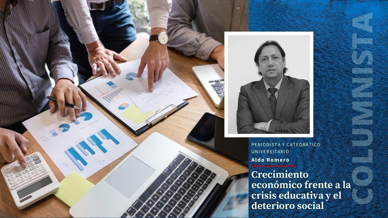 Imagen de Crecimiento económico frente a la crisis educativa y el deterioro social