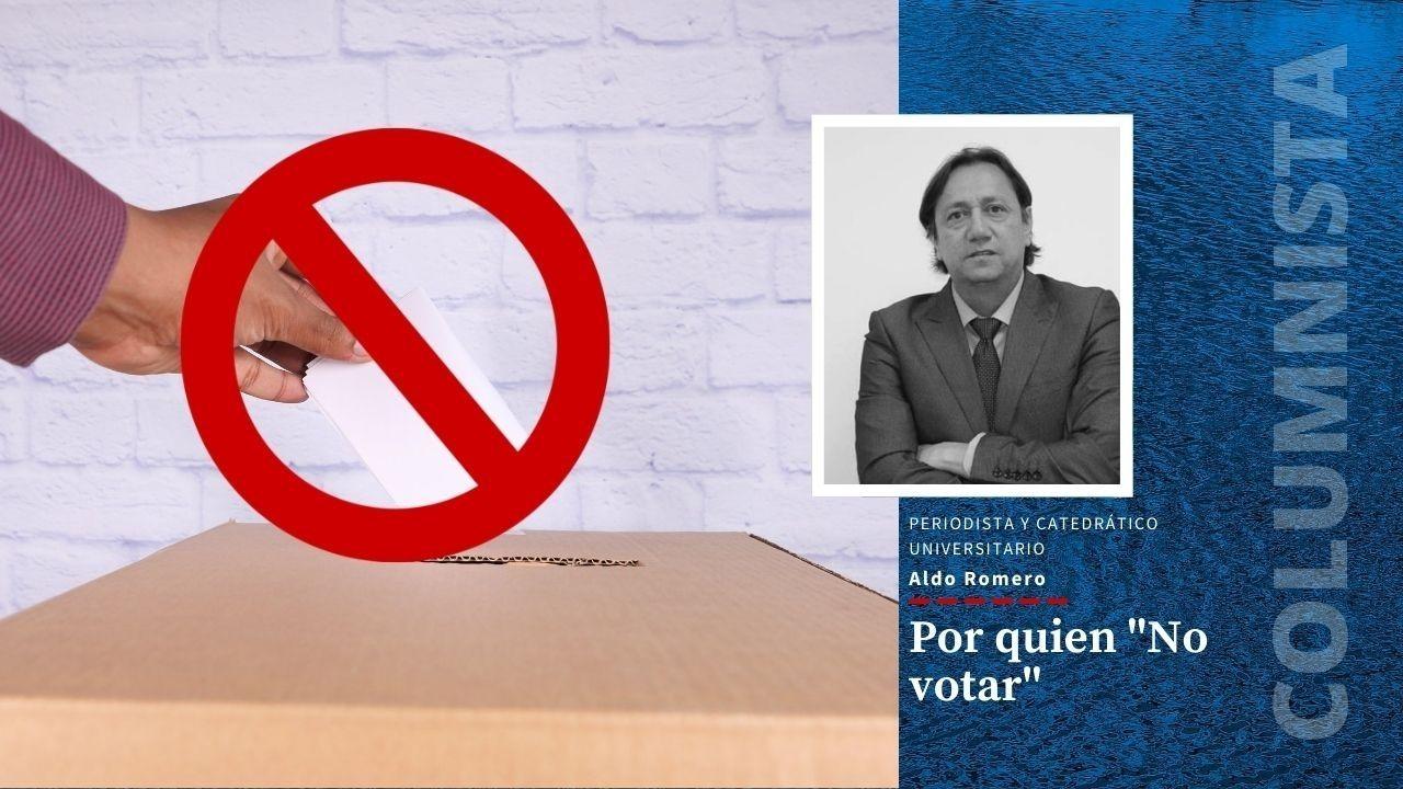Imagen de Opinión: Por quien 'No Votar'