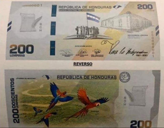 Imagen de Una mujer en un billete de Honduras ¿Quién es?