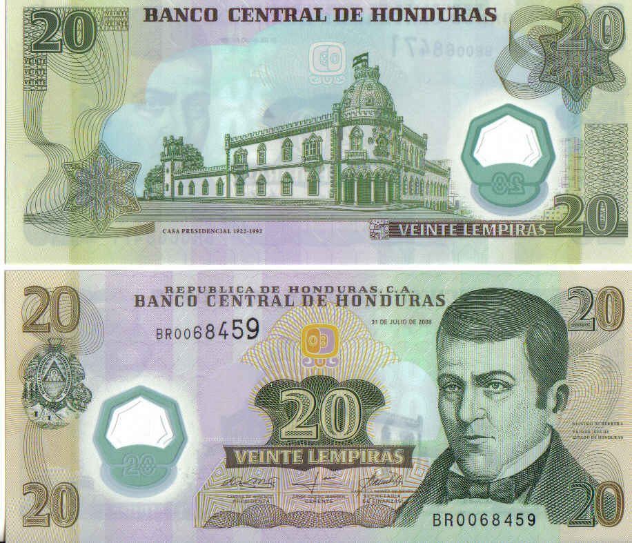 mujer billete honduras