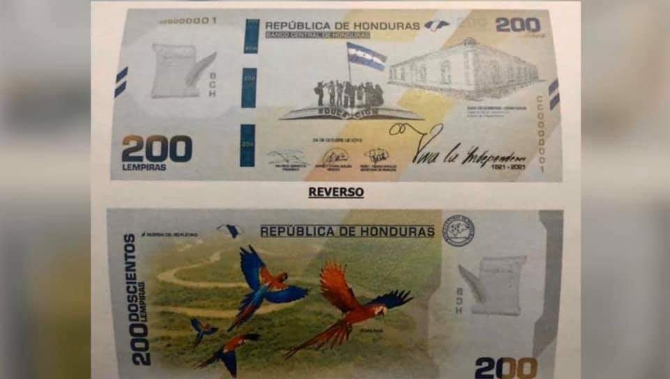 billete de honduras 