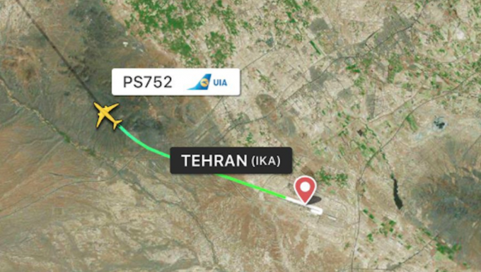 Imagen de Avión ucraniano de pasajeros se estrella luego de decolar en Teherán