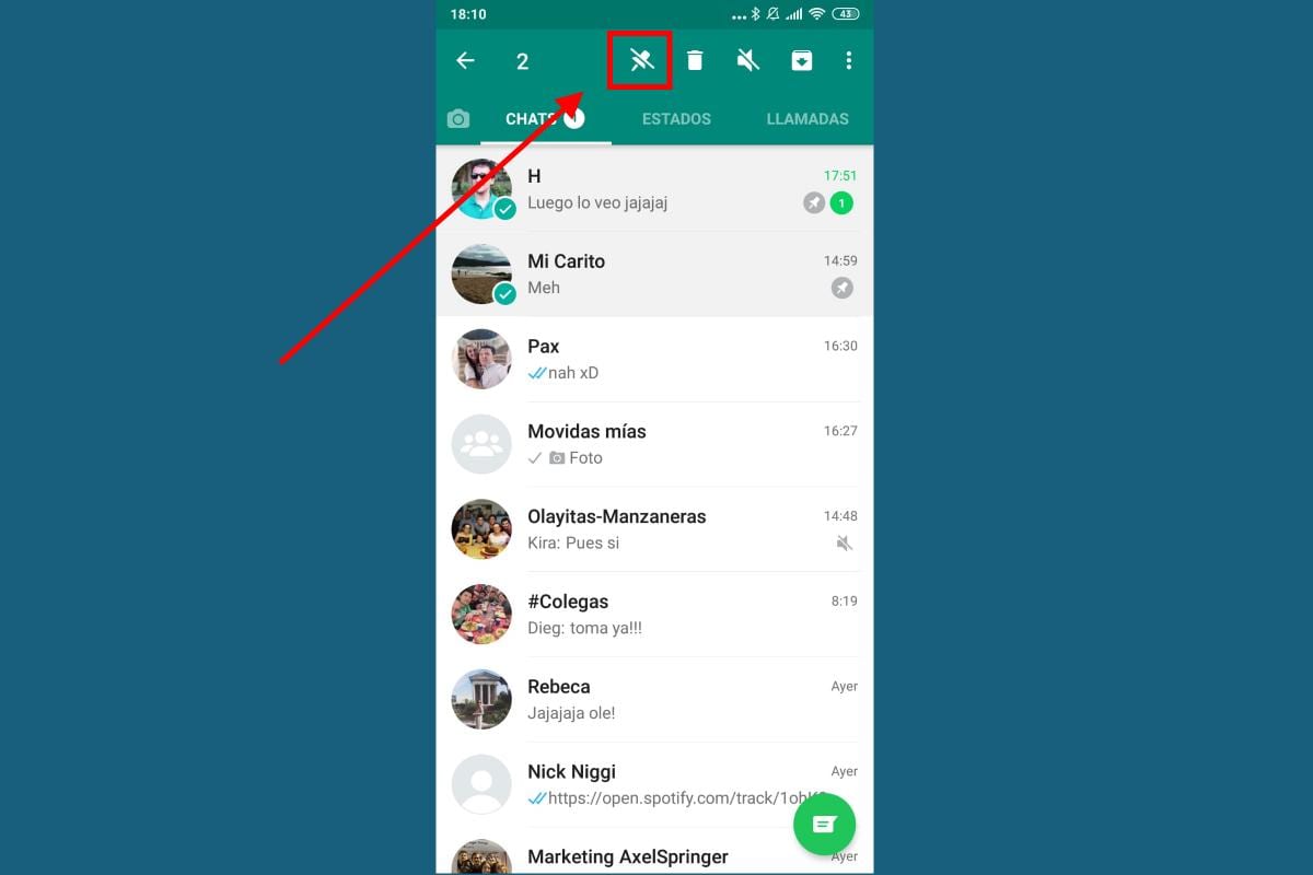Imagen de Pasos para que puedas fijar tus contactos favoritos en WhatsApp
