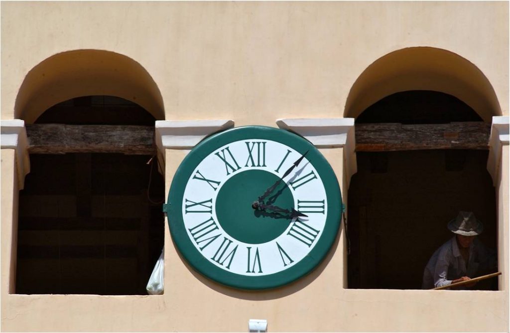 El reloj de la Catedral de Comayagua es uno de los más antiguos.
