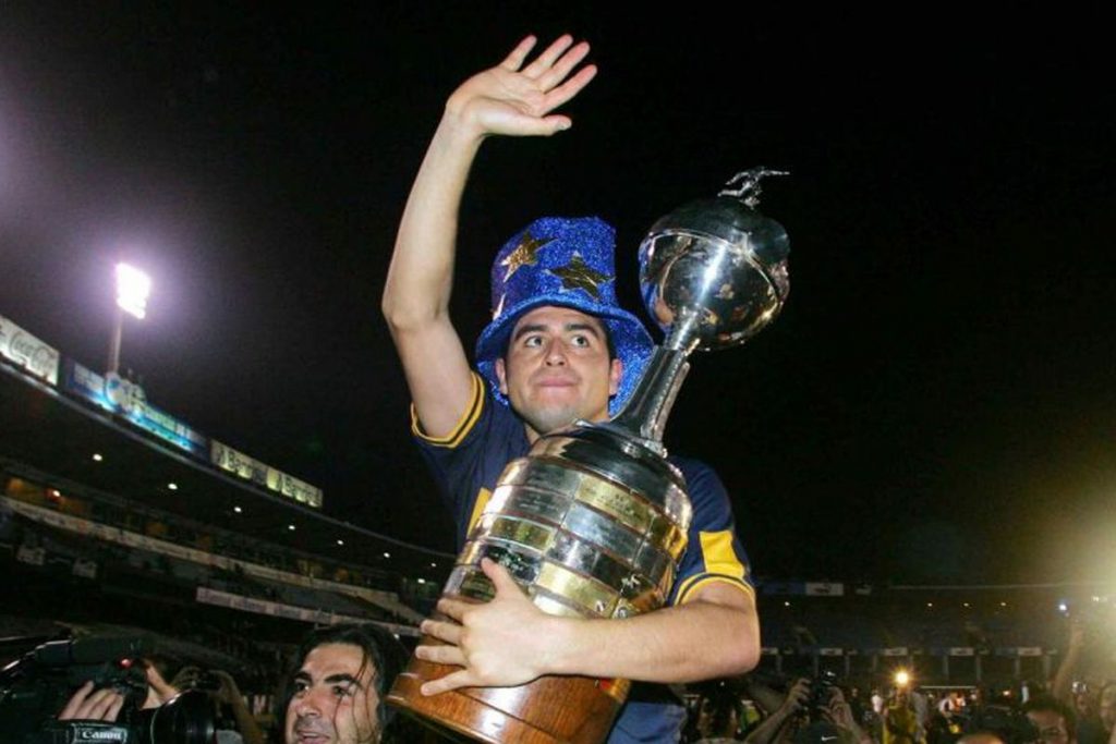 Juan Román Riquelme con la Copa Libertadores en 2007 // Foto: Boca.com