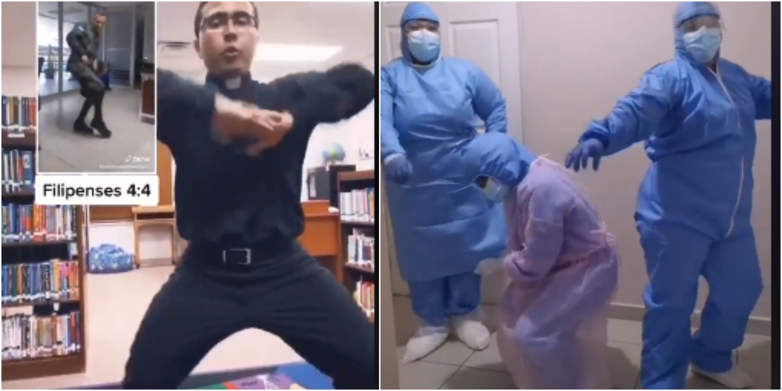 Sacerdote y médicos también bailan el "Tra,tra,tra" ¡Sus pasos son de locura! Imagen de Sacerdote y médicos también bailan el "Tra,tra,tra" ¡Sus pasos son de locura!