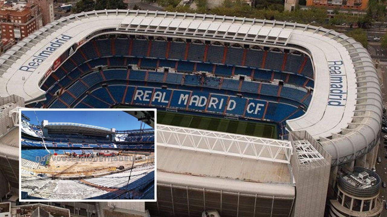 Imagen de Real Madrid: Así luce el Santiago Bernabéu durante los trabajos de remodelación