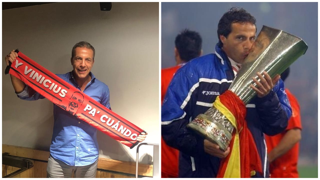 Imagen de La emotiva celebración del polémico Cristóbal Soria tras la coronación del Sevilla en la Europa League