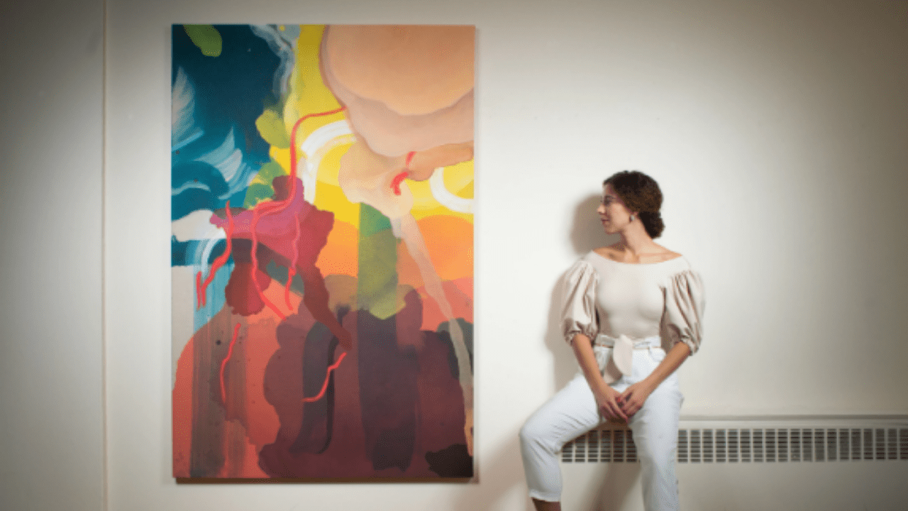 Imagen de ¡Orgullo catracho! Artista hondureña presenta su primera exposición de arte en Nueva York