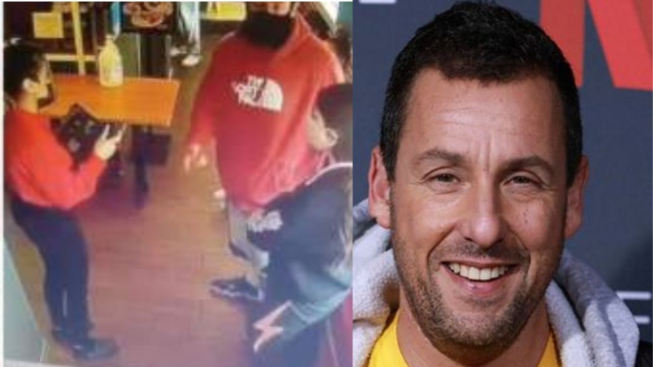 Imagen de Adam Sandler sorprendió de esta manera a mesera que lo 'rechazó'