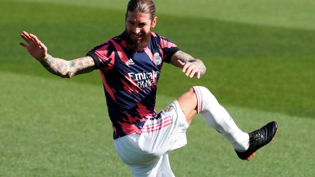 Sergio Ramos entrenamiento Real Madrid