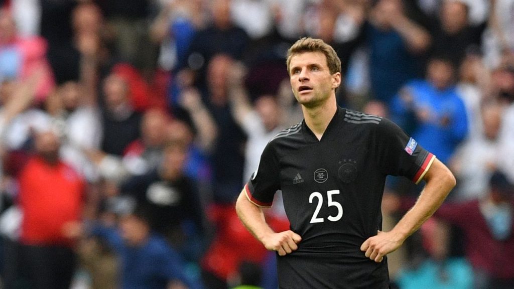 Muller, el goleador alemán que con esta expresión le pone fin a la era Löw en Alemania. Foto: AFP