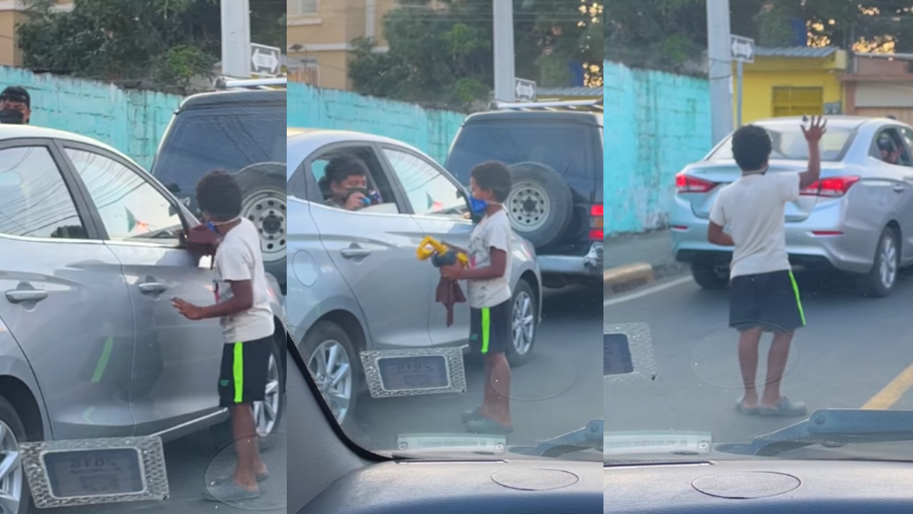 Niño regaló sus juguetes a otro que limpia parabrisas de su automóvil, el video te conmoverá Imagen de Niño regaló sus juguetes a otro que limpia parabrisas de su automóvil, el video te conmoverá