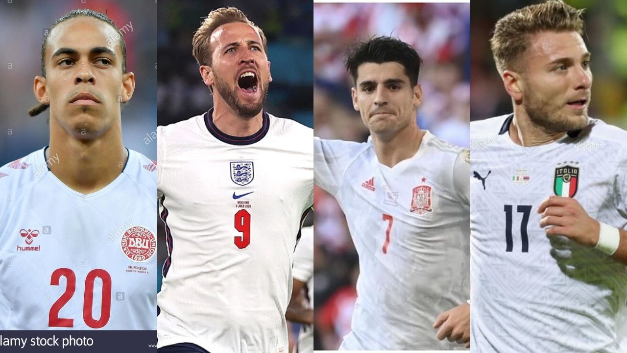 La magia del uniforme blanco en los semifinalista de la Eurocopa 2020 Imagen de La magia del uniforme blanco en los semifinalista de la Eurocopa 2020