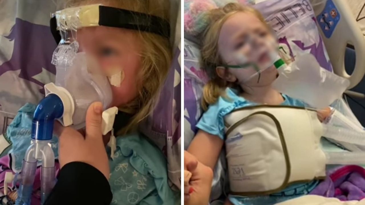 Imagen de ¡Desgarrador! Enfermera mostró agonía de su hija de 3 años en una sala de covid para hacer conciencia