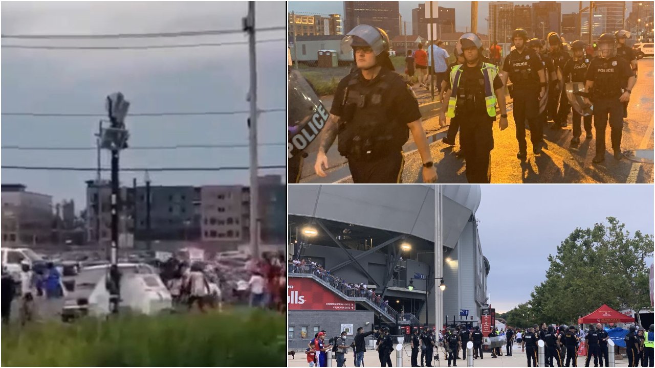 ¡Llegó hasta SWAT! Vídeos muestran violentas peleas entre barras tras amistoso Olimpia vs. Motagua en Estados Unidos Imagen de ¡Llegó hasta SWAT! Vídeos muestran violentas peleas entre barras tras amistoso Olimpia vs. Motagua en Estados Unidos