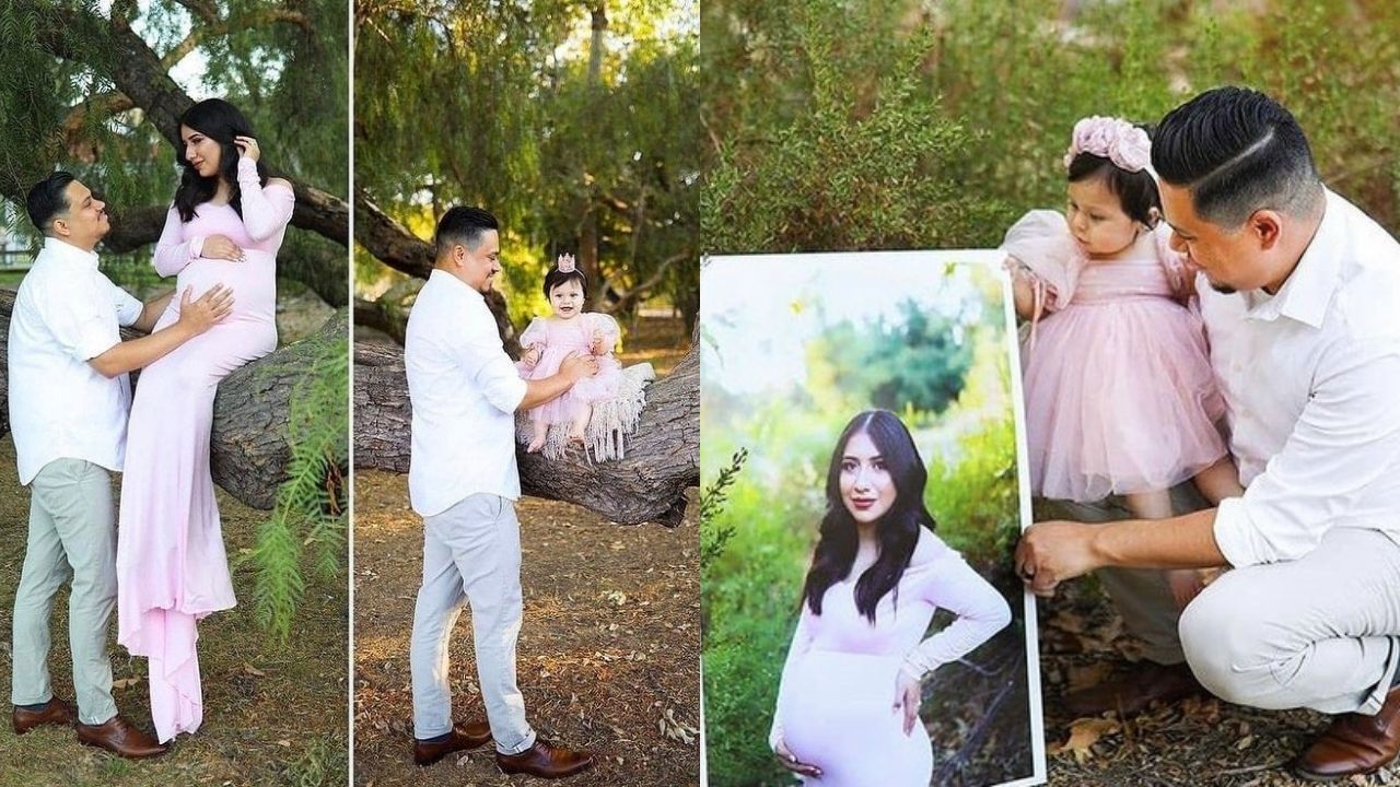 Imagen de Joven padre consternó las redes con un homenaje de su bebé para su esposa fallecida en un accidente