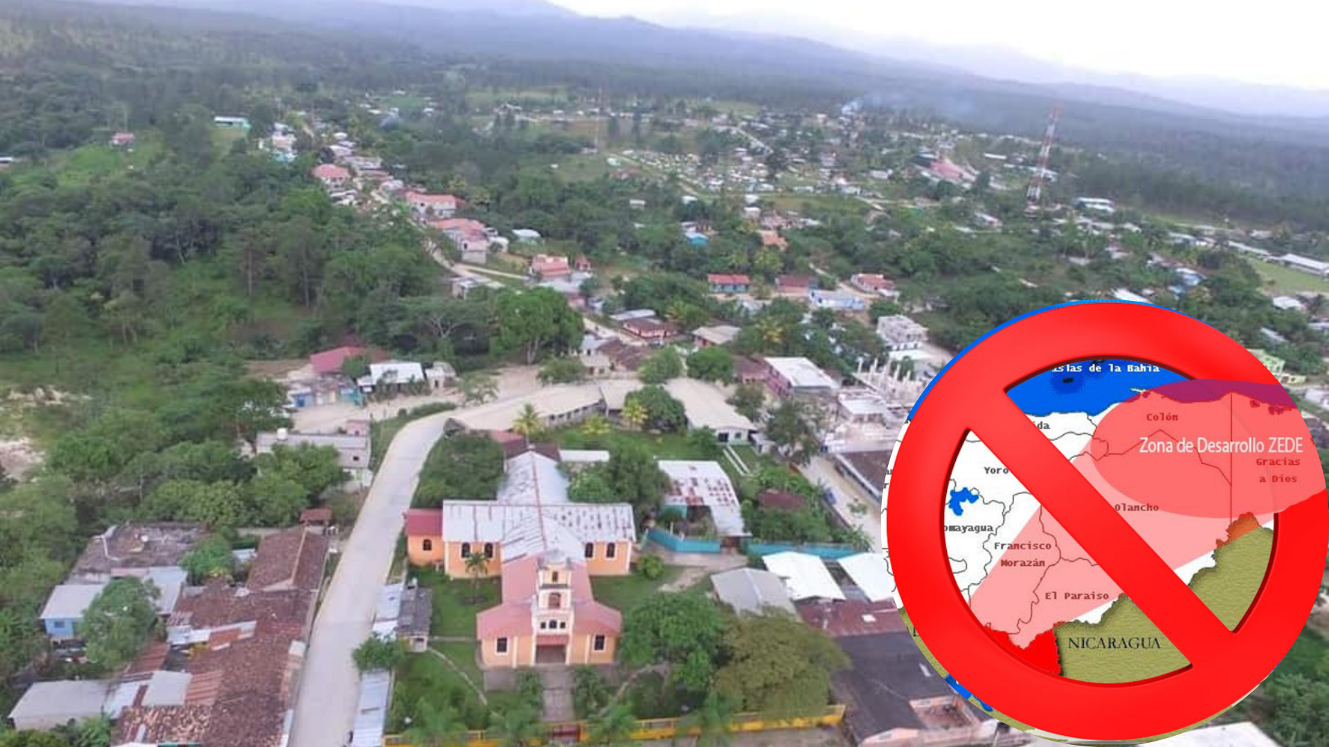 Imagen de Dulce Nombre de Culmí, Olancho, rechaza instalación de las ZEDE