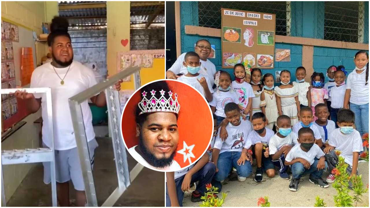 Imagen de ¡Admirable! La More restaura e instala aires acondicionados en escuela de Sambo Creek