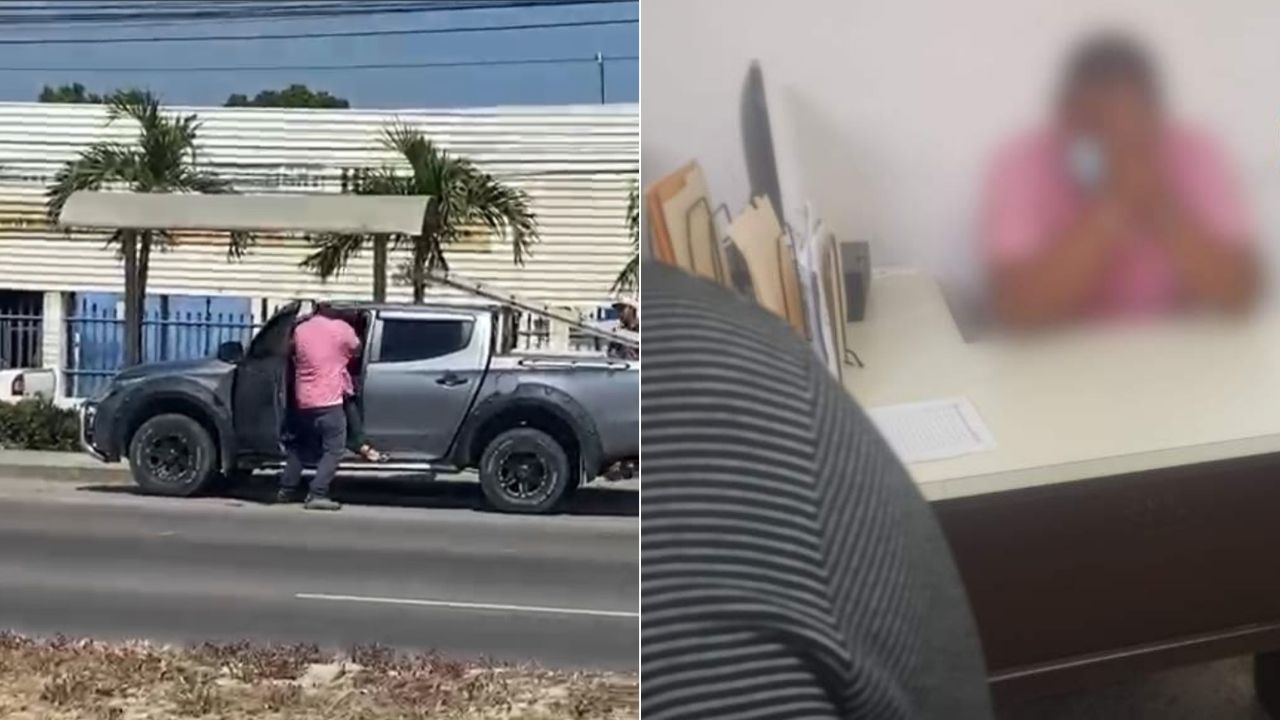 Un niño estaba presente en el auto del hombre que golpeó a su pareja en San Pedro Sula Imagen de Un niño estaba presente en el auto del hombre que golpeó a su pareja en San Pedro Sula