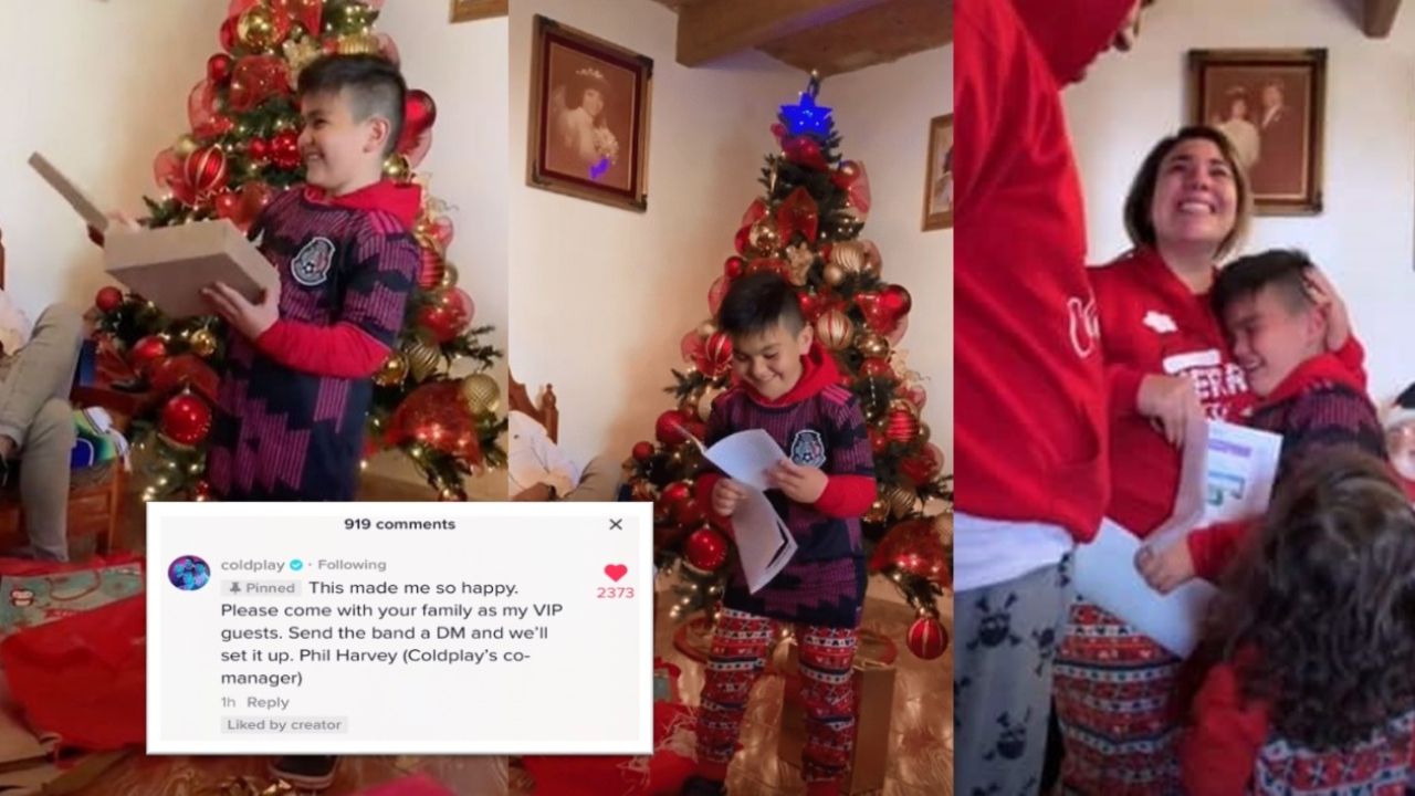 Imagen de Niño recibió boletos para el concierto de Coldplay en México y la banda lo invitó a estar en VIP