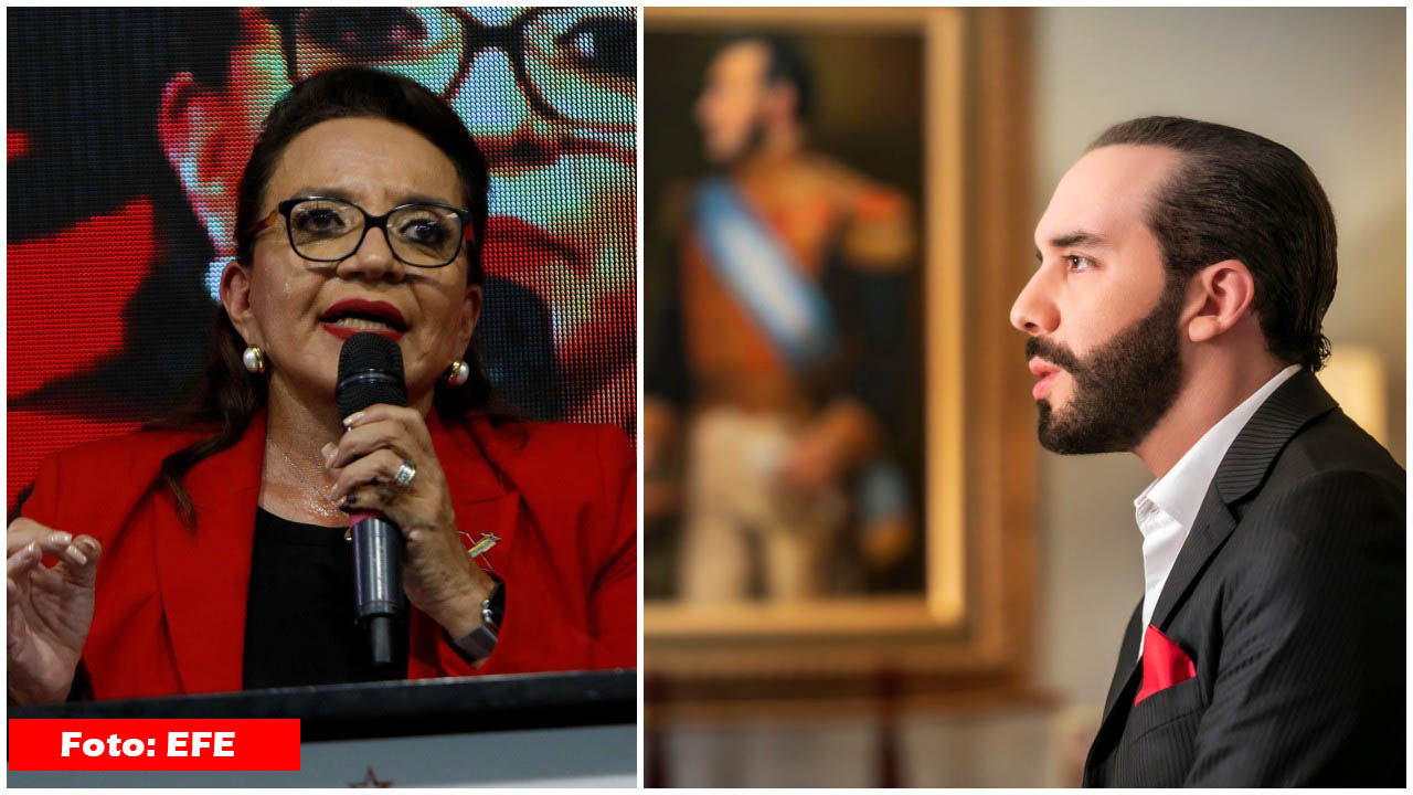 Nayib Bukele ya sigue en Twitter a la presidenta electa de Honduras, Xiomara Castro Imagen de Nayib Bukele ya sigue en Twitter a la presidenta electa de Honduras, Xiomara Castro