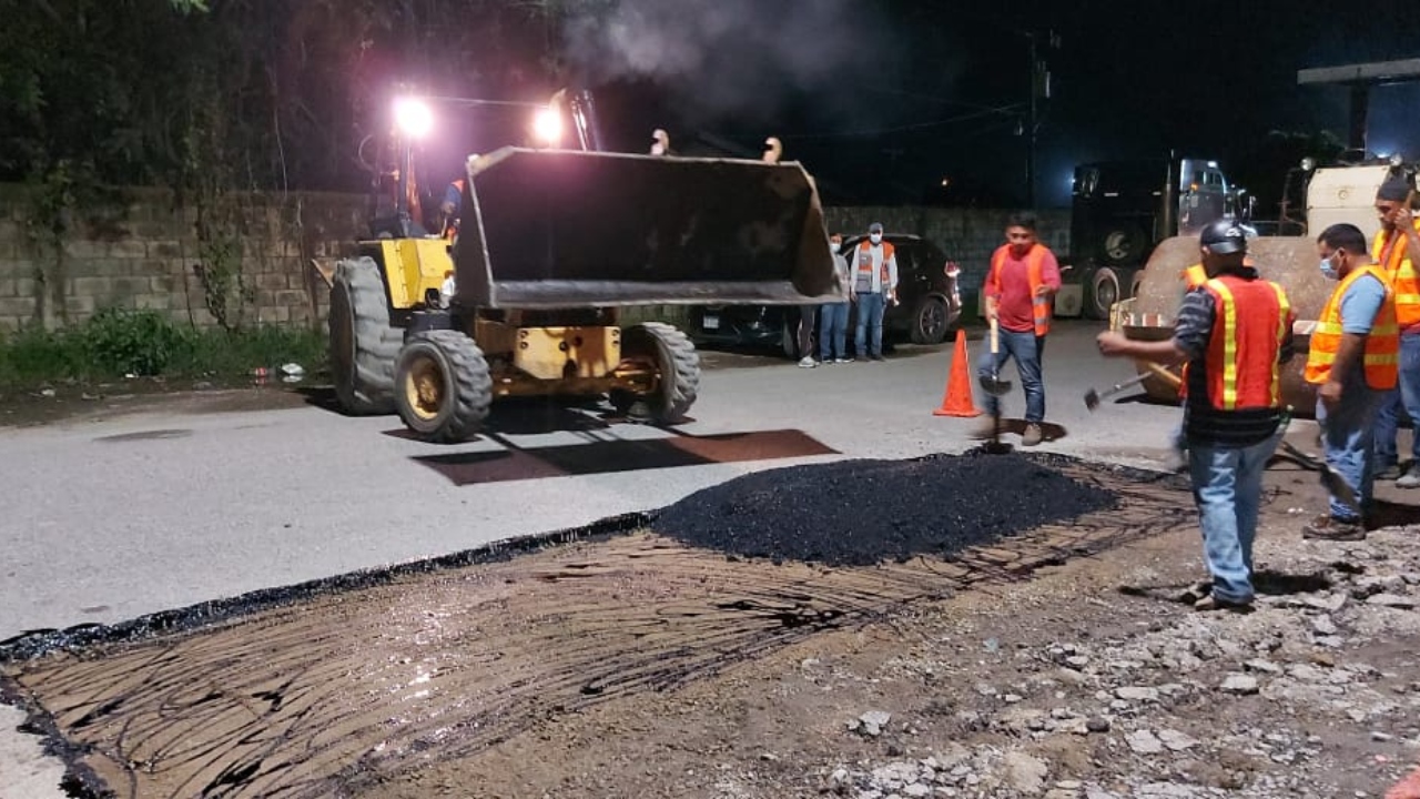 Imagen de Alcaldía de Tegucigalpa dice que mayoría de trabajos de bacheo se realizarán en este horario