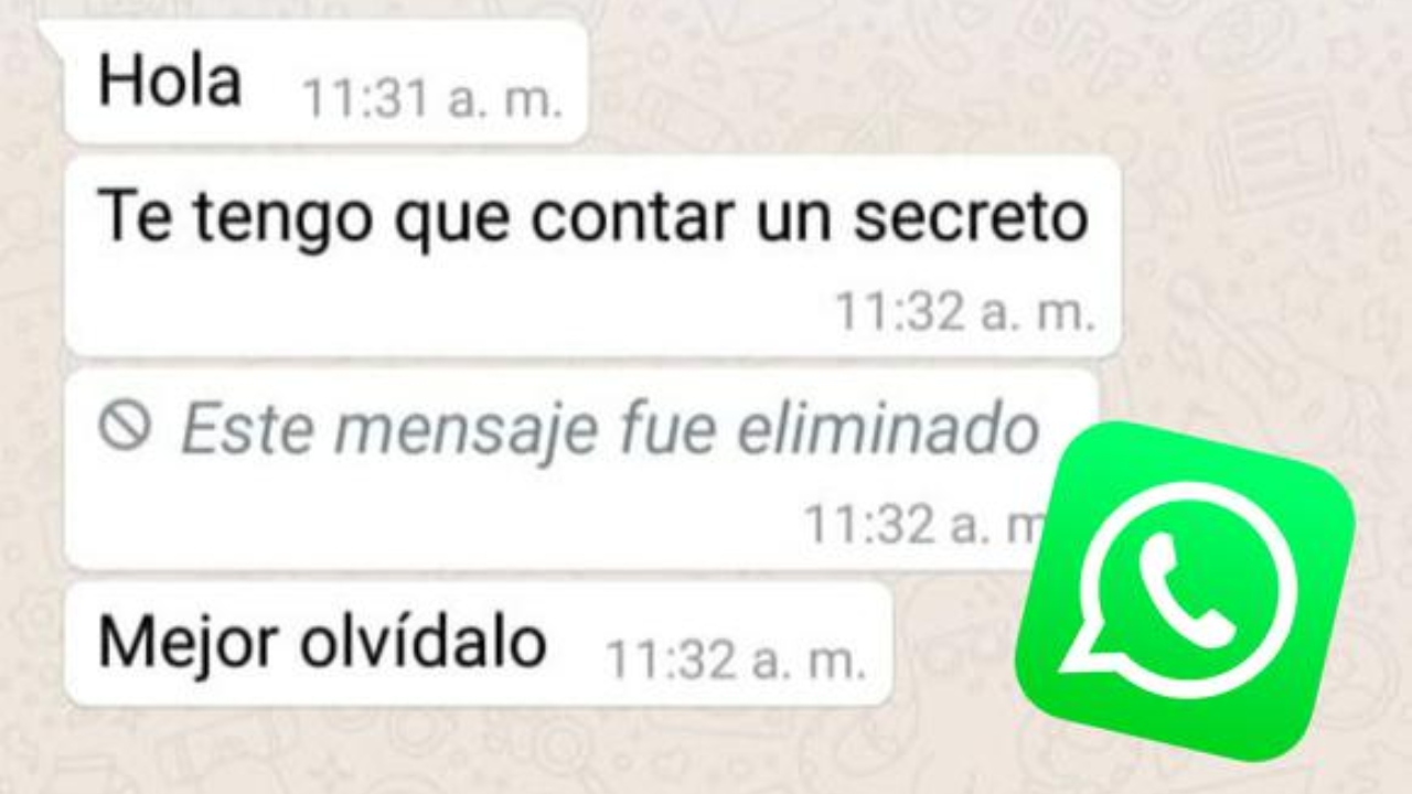 ¿Te equivocaste al borrar un mensaje de WhatsApp? Ahora podrás recuperarlo Imagen de ¿Te equivocaste al borrar un mensaje de WhatsApp? Ahora podrás recuperarlo