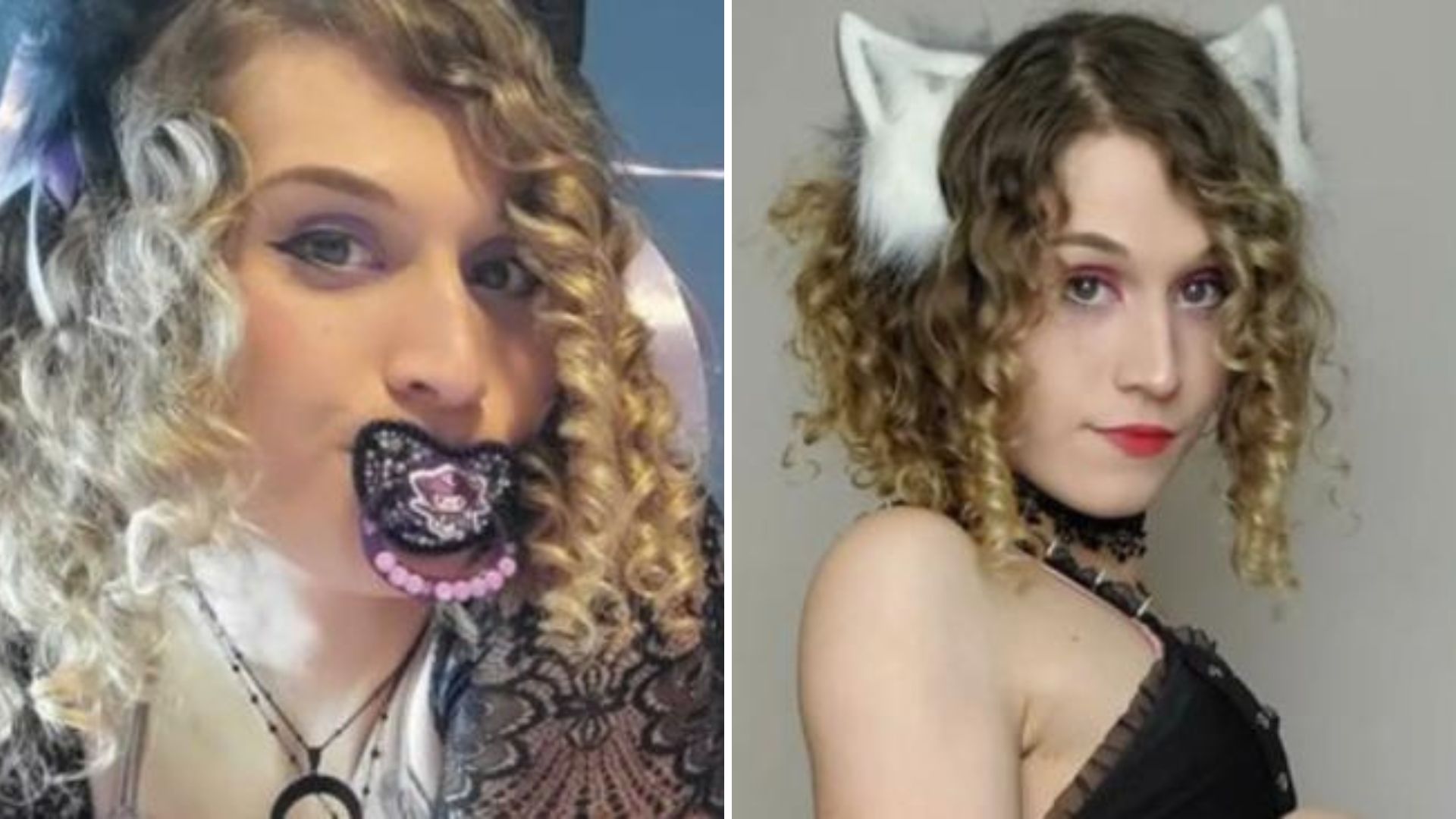 Mujer de 28 años vive como un bebé; usa pañales y biberones Imagen de Mujer de 28 años vive como un bebé; usa pañales y biberones