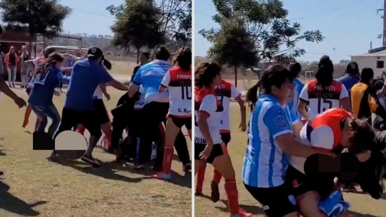 Video: partido de fútbol femenino en Argentina termina en batalla campal Imagen de Video: partido de fútbol femenino en Argentina termina en batalla campal