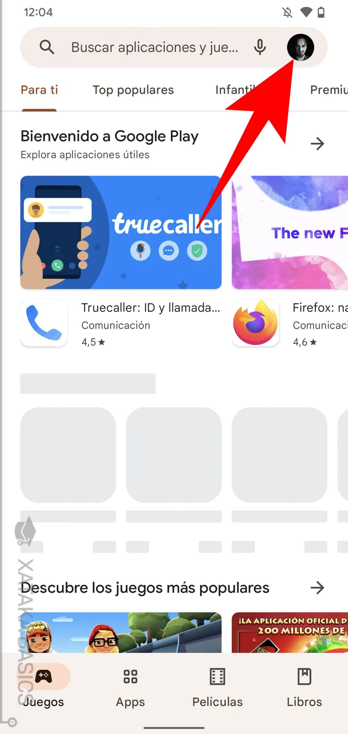 Actualización de Instagram en Android