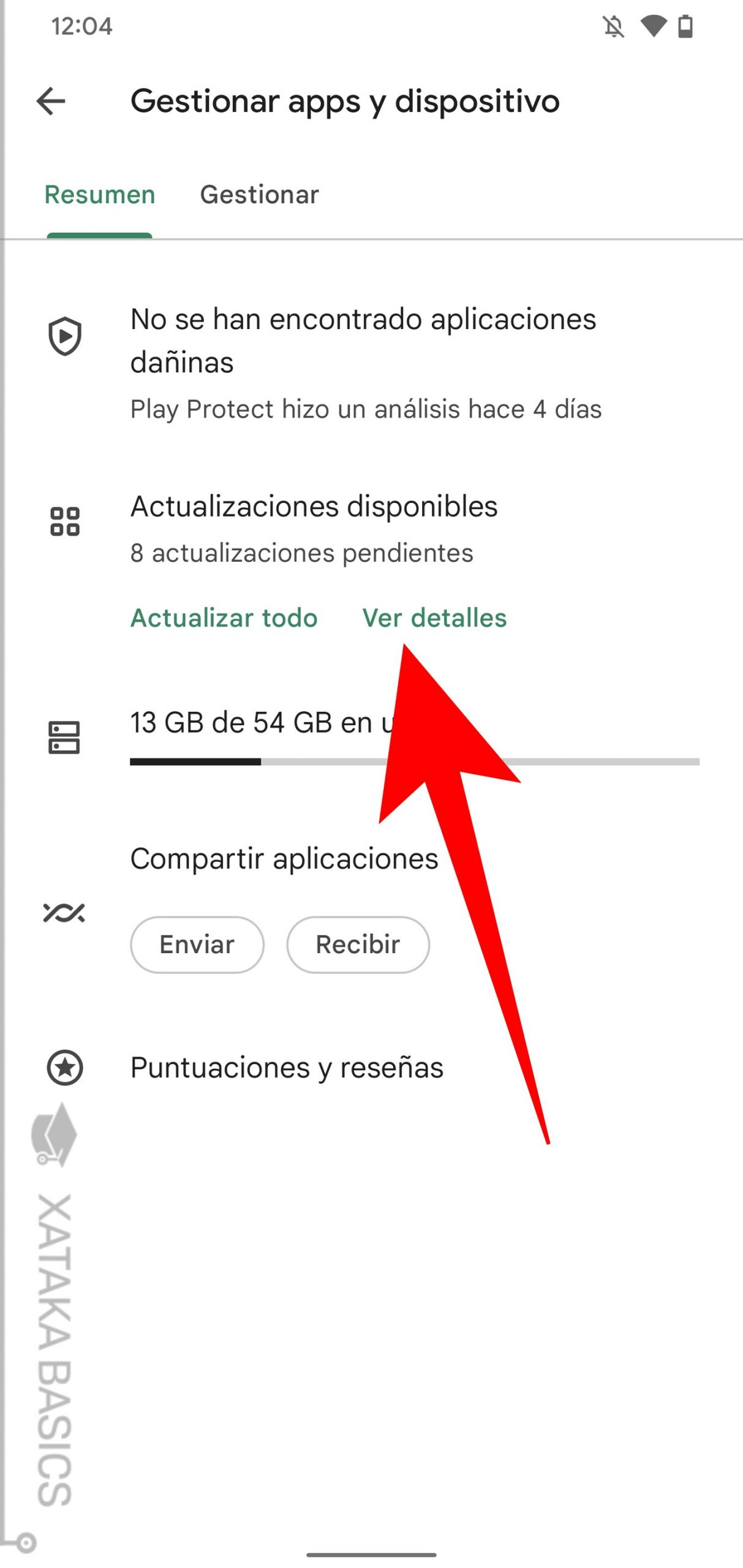Actualización de Instagram en Android