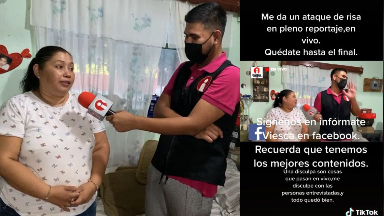Imagen de Reportero sufre un ataque de risa en plena entrevista con familiares de joven desaparecida