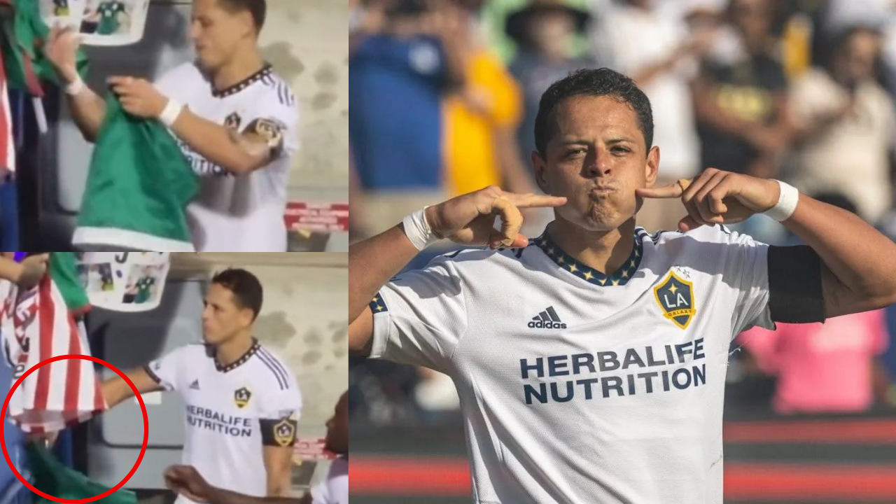 ¡Le llueven las críticas! Chicharito se niega a autografiar bandera de México y la lanza al suelo Imagen de ¡Le llueven las críticas! Chicharito se niega a autografiar bandera de México y la lanza al suelo