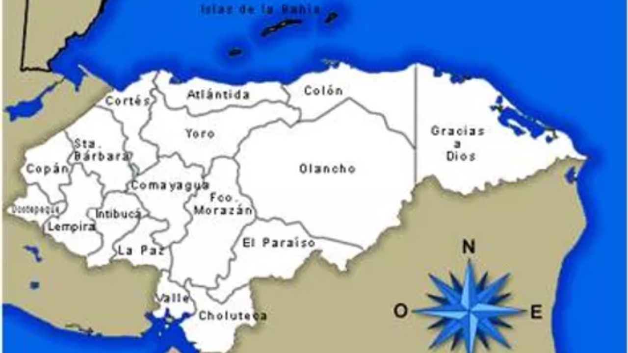 División Politica de Honduras