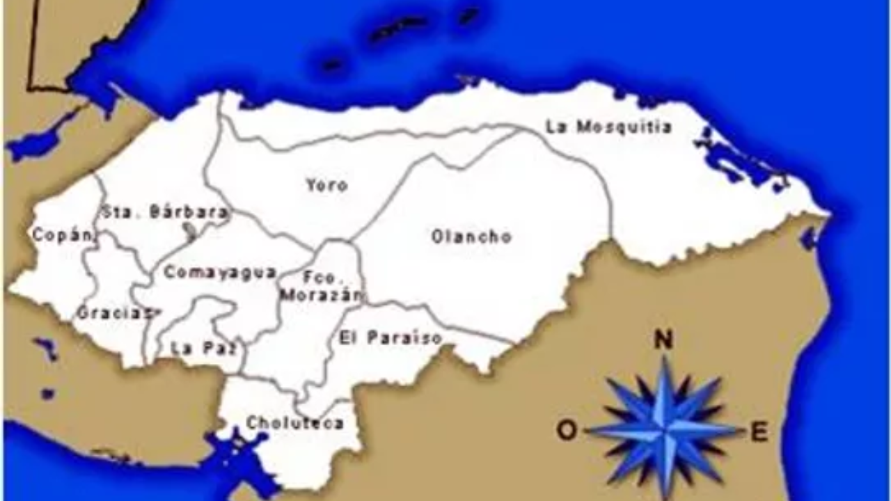 División Politica de Honduras