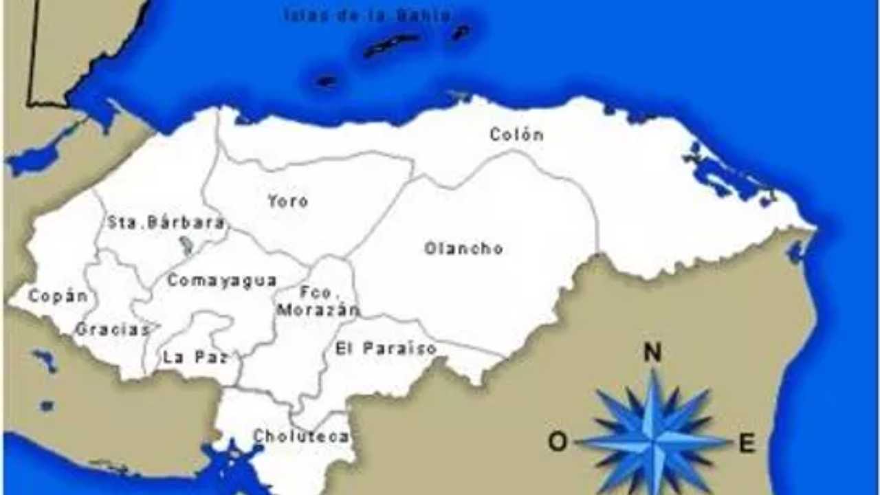 División Politica de Honduras