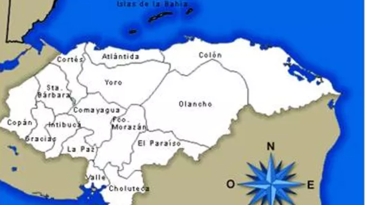 Division Politica de Honduras