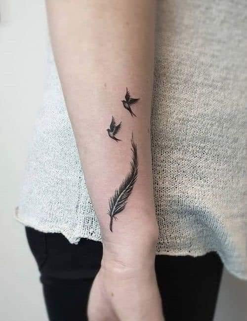 Tatuajes de plumas