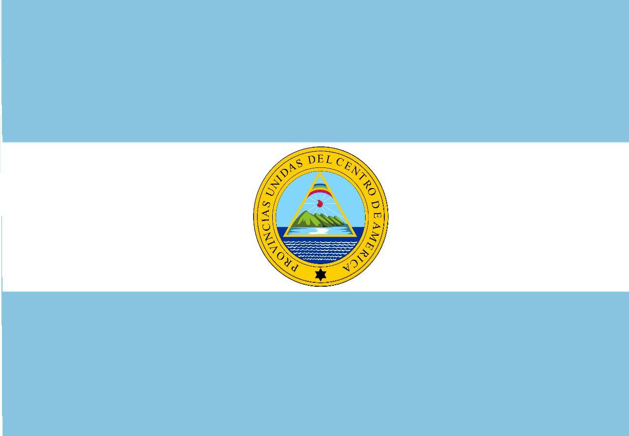 Bandera de la Antigua República Federal de Centroamérica. Foto: Pinterest
