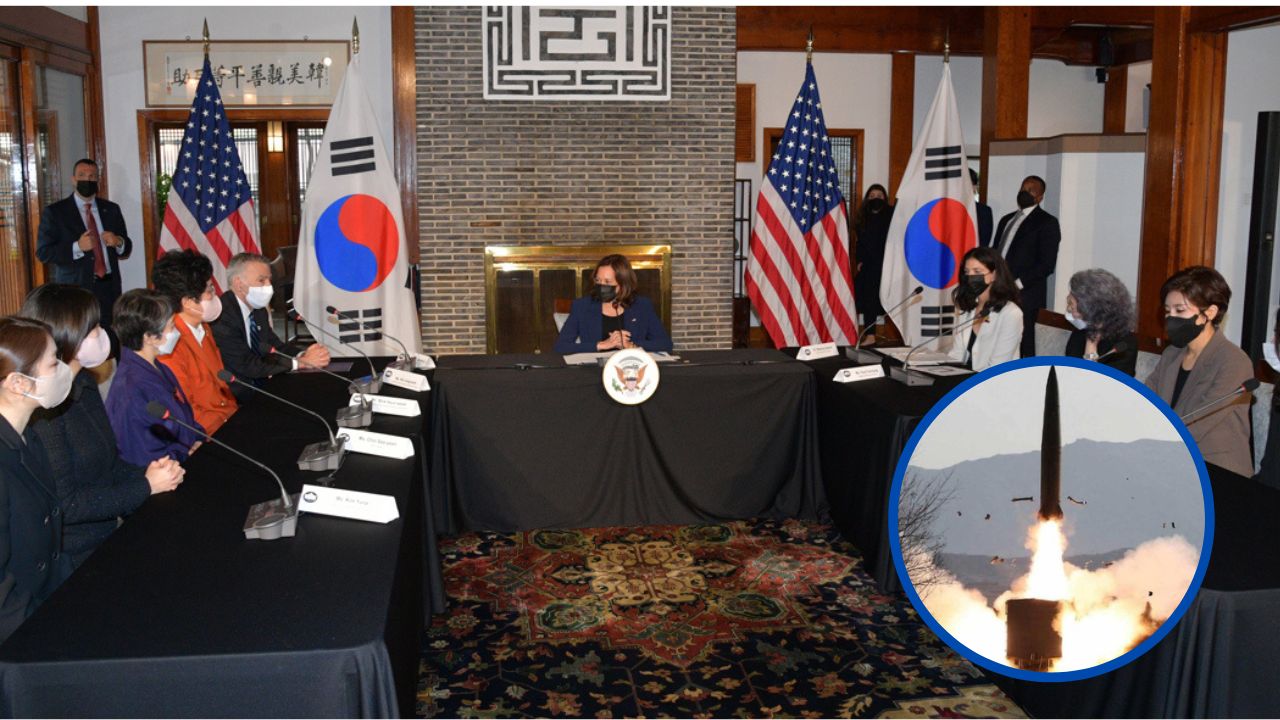 Corea del Norte lanza dos misiles balísticos tras la visita de Kamala Harris a Corea del Sur Imagen de Corea del Norte lanza dos misiles balísticos tras la visita de Kamala Harris a Corea del Sur