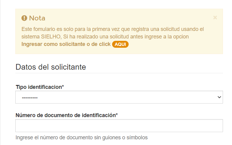 La solicitud de información no se puede realizar de manera anónima. Foto: Sielho