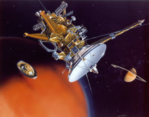 Imagen de nave Cassini. Foto: Nasa