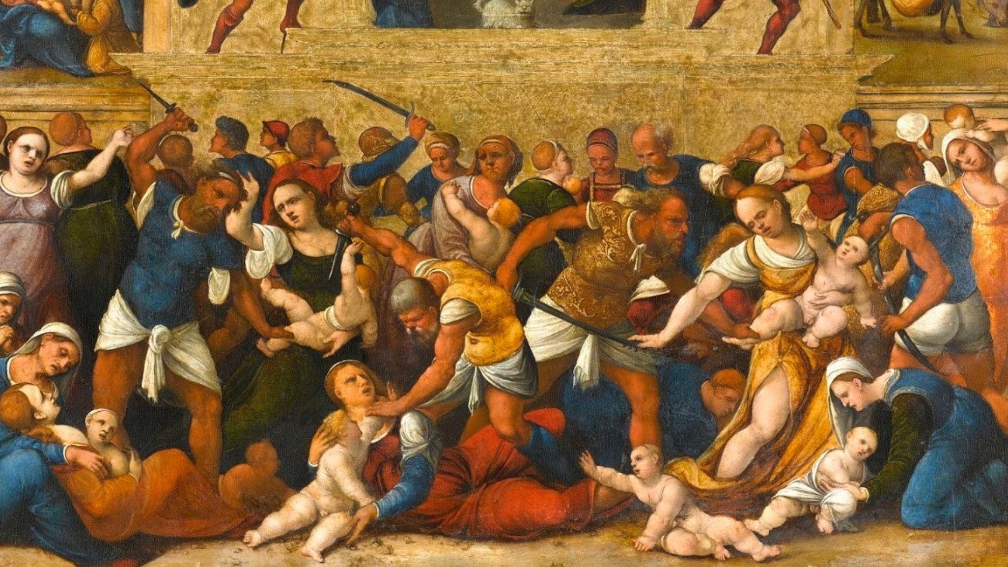 Representación de la muerte de los Santos Inocentes en Judea. Foto: Marca