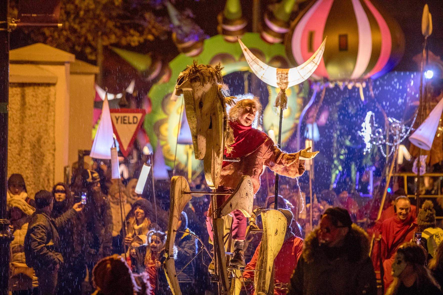 Celebración actual del Halloween en Irlanda. Foto: La Provincia