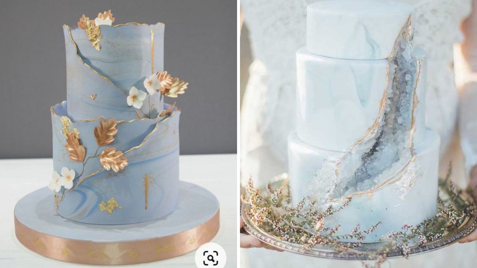 Ejemplos de pasteles para 15 años con temática de invierno. Foto: Pinterest