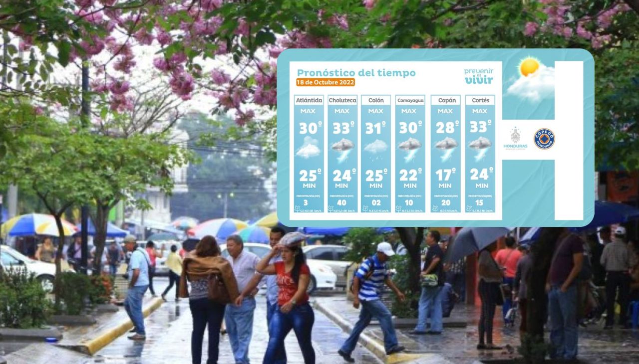 Imagen de Clima San Pedro Sula hoy, ¿A qué hora se esperan lluvias este 18 de octubre?