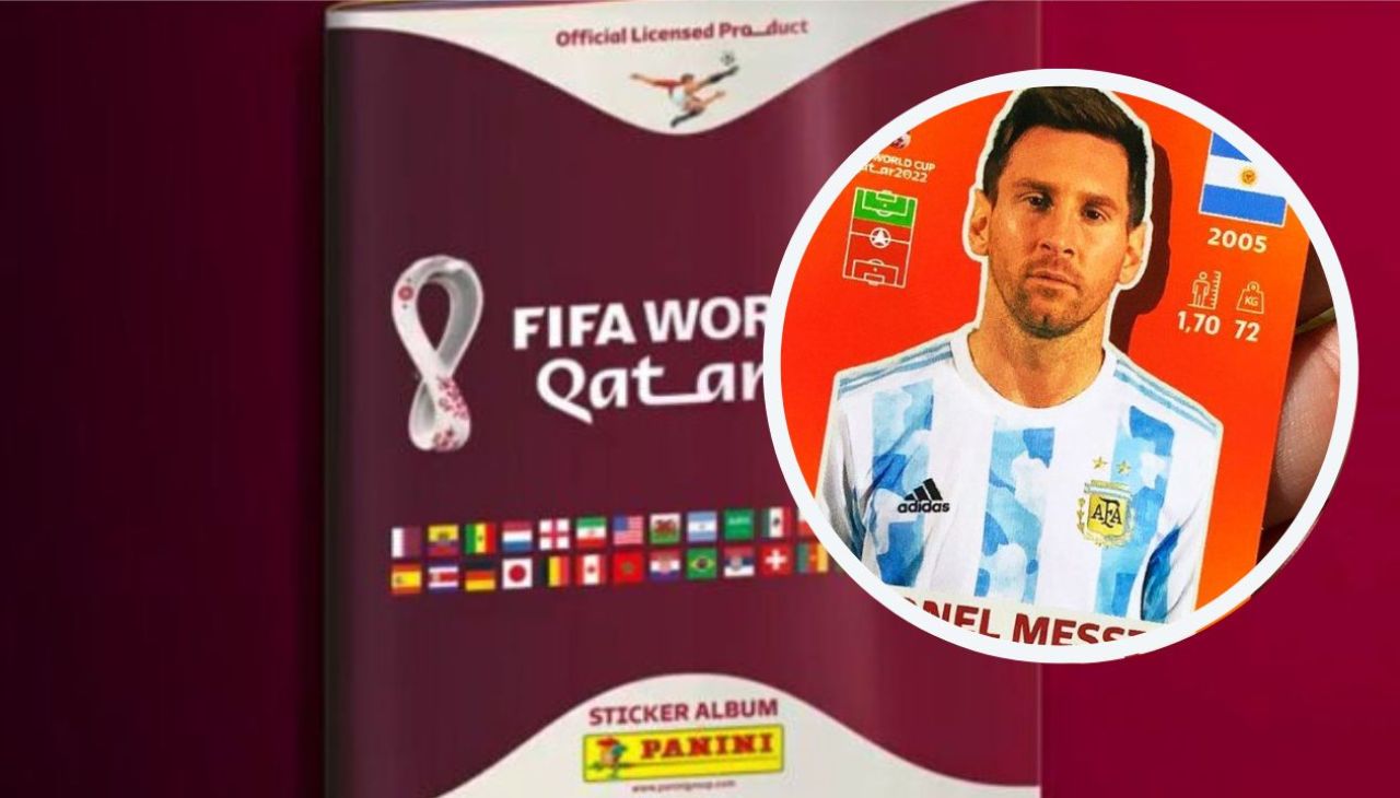 Imagen de Figurita de Messi Qatar 2022, ¿A qué precio se vende la vista de Messi en el álbum Panini?