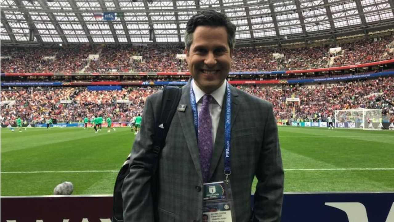 Imagen de Copán Álvarez ya está en Qatar, listo para su cobertura del Mundial